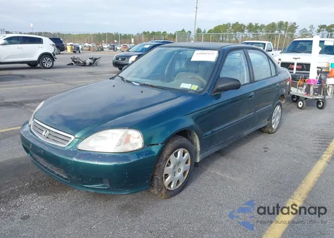1999 Honda Civic Value Package z USA, uszkodzony, nr VIN 2HGEJ6614XH583315